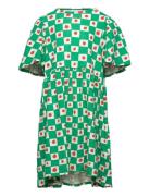 Tomato All Over Ruffle Sleeves Dress Green Bobo Choses