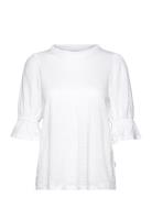 Janna Linen Top White Ella&il