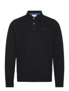 Reg Contrast Pique Ls Rugger Black GANT