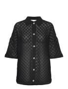 Moa Knitted Shirt Black Malina