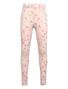 Leggings Aop Flowers Pink Lindex