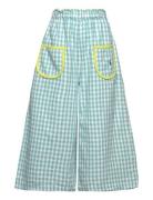 Vichy Woven Culotte Pants Blue Bobo Choses