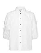 Cotton Poplin White Ganni