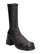 Elke Black Stretch Boots Black MIISTA