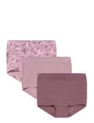 Nmftights 3P Mauve Flower Noos Pink Name It