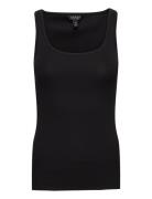 Stretch Cotton Tank Top Black Lauren Ralph Lauren