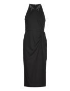 Stretch Jersey Halter Dress Black Lauren Ralph Lauren