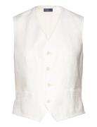 Linen-Cotton Vest White Polo Ralph Lauren