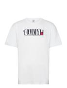 Tjm Reg Tommy Dna Flag Tee Ext White Tommy Jeans