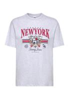 Tjw Rlx Vintage Prep 2 Tee Grey Tommy Jeans