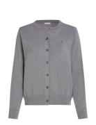 Co Jersey Stitch Cardigan Grey Tommy Hilfiger