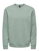 Onsceres Life Crew Neck Green ONLY & SONS