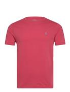 Custom Slim Fit Jersey Crewneck T-Shirt Red Polo Ralph Lauren