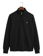 Emb Archive Shield Half Zip Black GANT