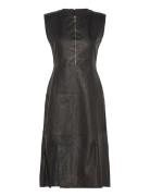 Softbbagathea Leather Dress Black Bruuns Bazaar