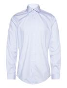 Plain Fine Shirt L/S Blue Lindbergh