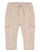 Cotton Jogger Cargo Trousers Beige Mango