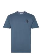 Kaleb Rel Sj Uspa M Tee Blue U.S. Polo Assn.