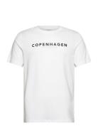 Copenhagen Print Tee S/S White Lindbergh