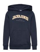 Jjecaleb Varsity Sweat Hood Noos Jnr Navy Jack & J S