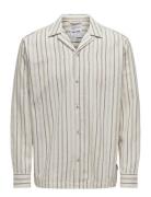 Onstrev Relaxed Ls Shirt Cream ONLY & SONS