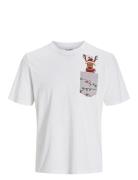 Jjxmas Pocket Tee Ss Crew Neck White Jack & J S