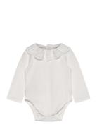 Babydoll-Neck Bodysuit White Mango