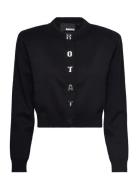 Firm Knit Cardigan Black ROTATE Birger Christensen