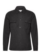 Textured Overshirt Grey Lindbergh