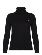 Extrafine Lambswool Blend Rollneck Black GANT