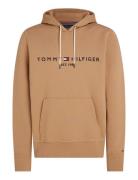 Tommy Logo Hoody Beige Tommy Hilfiger