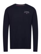 Ls Tee Logo Navy Tommy Hilfiger