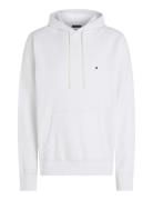 Essential Fleece Hoody White Tommy Hilfiger