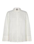 Vmgigi Ls Over D Shirt Wvn Ga White Vero Moda