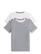 2P Cn Ss Tee Print Patterned Tommy Hilfiger