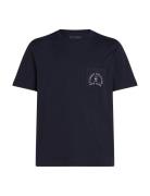 Hilfiger Arch Pocket Tee Navy Tommy Hilfiger