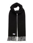 Cashmere Blend Scarf Black Filippa K