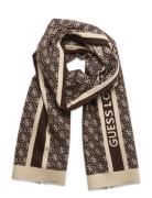 Sevyn 4G Logo Scarf Swtr Brown GUESS Jeans