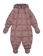 Puff Baby Suit W Acc Rec. Purple Mikk-line