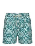 Stan Aop Swim Shorts 2.0 Green Les Deux