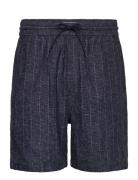 Otto Linen Shorts Navy Les Deux