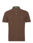 H/S Polo Shirt Brown United Colors Of Benetton