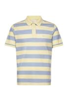 Heavy Washed Striped Polo Yellow GANT