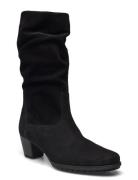 Mid Boot Black Gabor