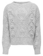 Kogrosetta L/S Glitter Knt Grey Kids Only