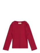 T-Shirt L/S Modal Red Petit Piao