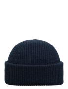 Slhmason Merino Sailor Wool Beanie Navy Selected Homme