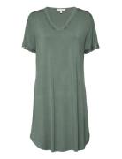 Bamboo Short Sleeve Nightdress With Green Lady Avenue