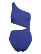 Swimsuit Trina Rib Blue Lindex