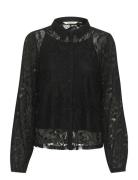 Crkanni Lace Shirt Black Cream